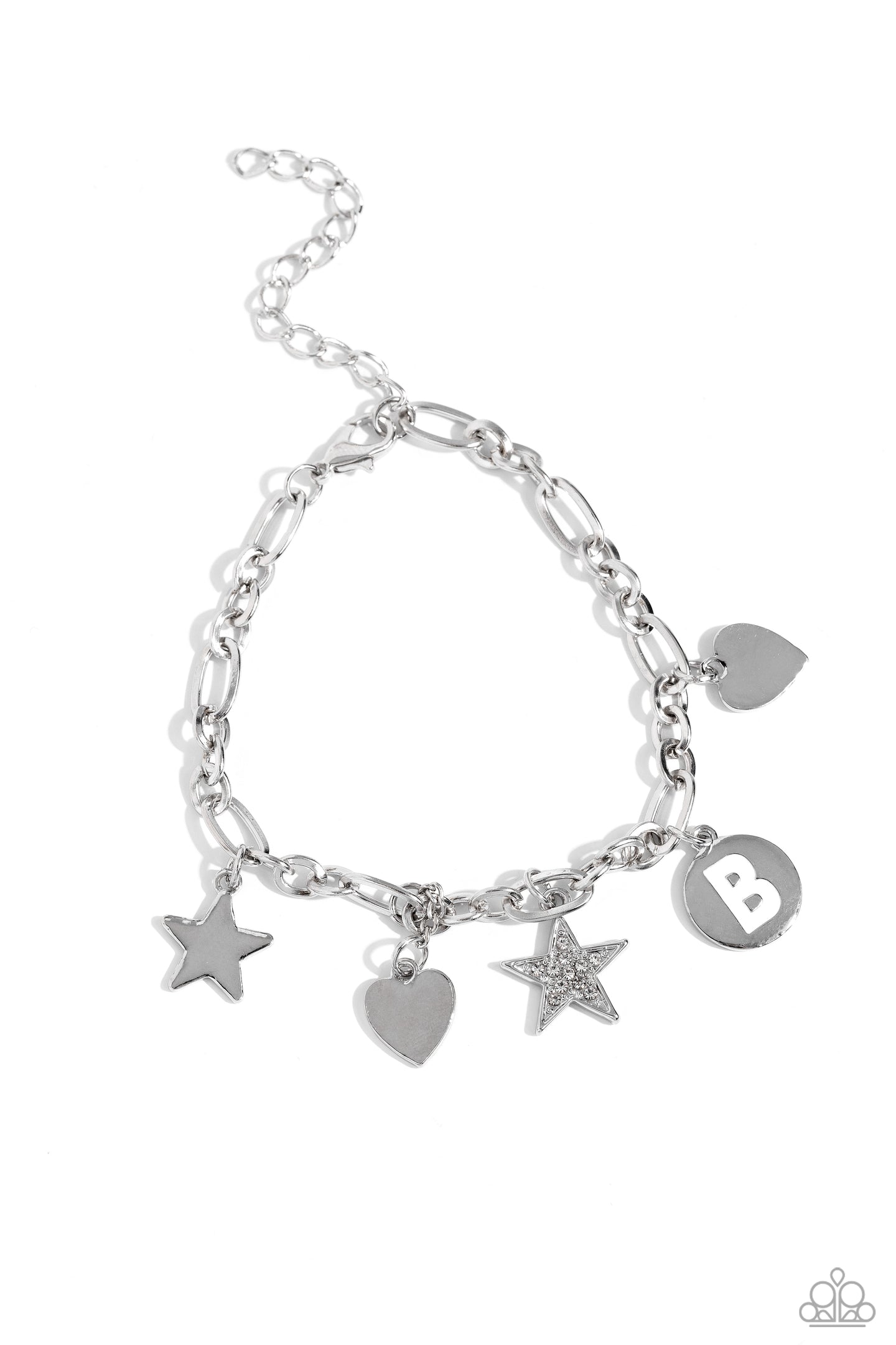 Legacy Letters - White - B Paparazzi Accessories