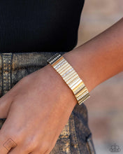 Load image into Gallery viewer, Linear Legend - Gold Paparazzi Accessories
