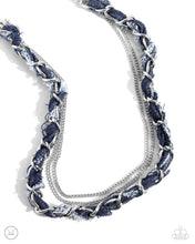 Load image into Gallery viewer, Denim Danger - Silver Paparazzi Accessories
