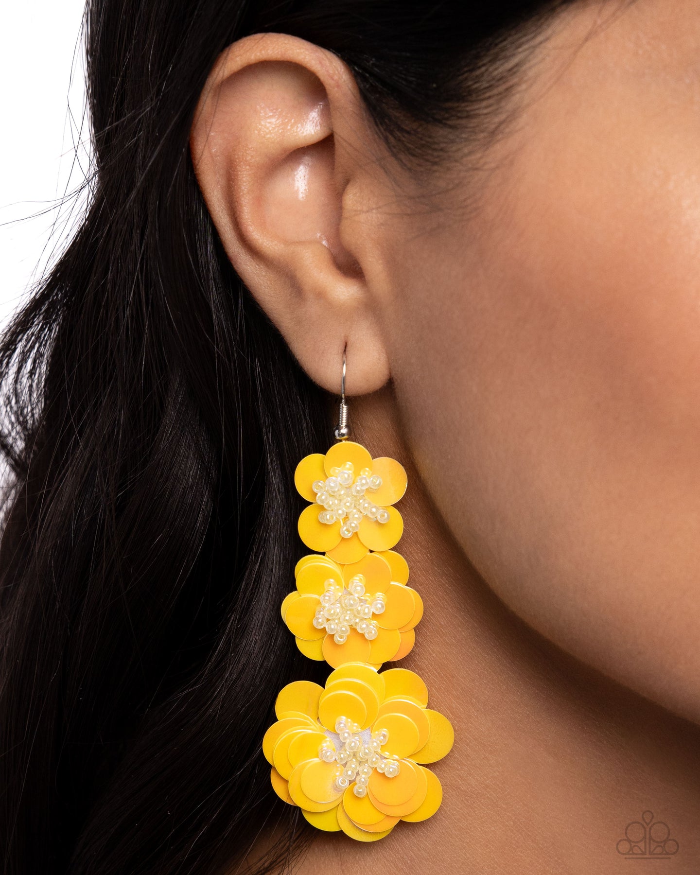 Beaded Bouquet - Yellow Paparazzi Accessories
