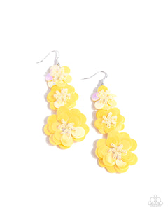 Beaded Bouquet - Yellow Paparazzi Accessories