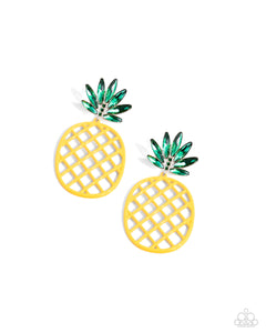 Pineapple Passion - Yellow Paparazzi Accessories