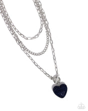 Load image into Gallery viewer, HEART Gallery - Blue Paparazzi Accessories
