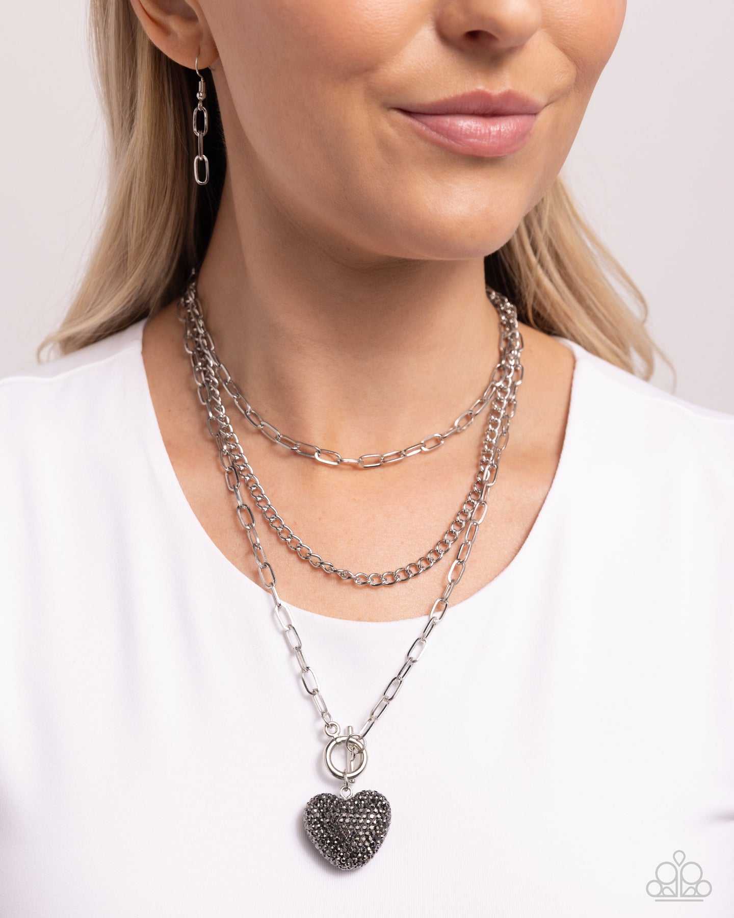 HEART Gallery - Silver Paparazzi Accessories