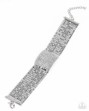 Load image into Gallery viewer, Disco Dame - White Paparazzi Accessories
