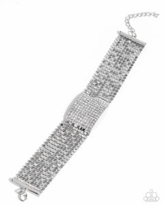 Disco Dame - White Paparazzi Accessories