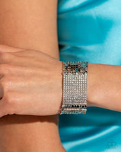 Load image into Gallery viewer, Disco Dame - White Paparazzi Accessories
