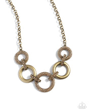 Load image into Gallery viewer, Cosmopolitan Confidence - Brass Paparazzi Accessories
