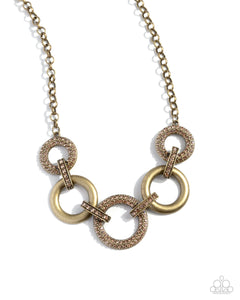 Cosmopolitan Confidence - Brass Paparazzi Accessories