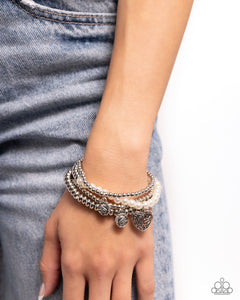 Filigree Fairytale - White Paparazzi Accessories