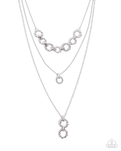 Dotted Demeanor - Silver Paparazzi Accessories