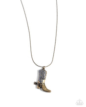Load image into Gallery viewer, Cowboy Confidence - Brass Paparazzi Accessories
