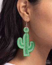 Load image into Gallery viewer, Cactus Cameo - Green Paparazzi Accessories

