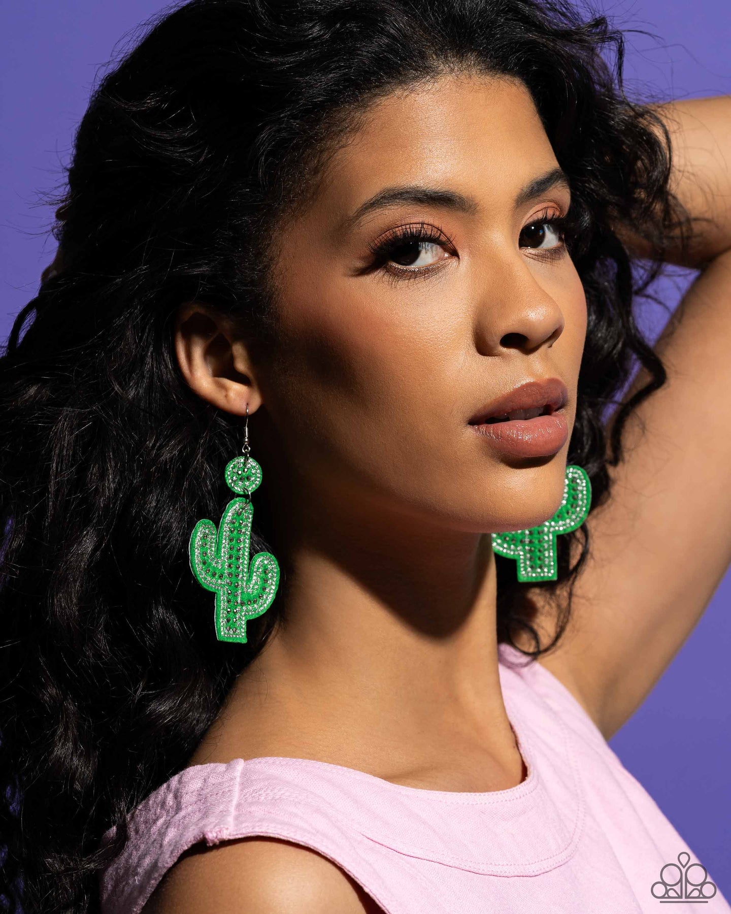 Cactus Cameo - Green Paparazzi Accessories
