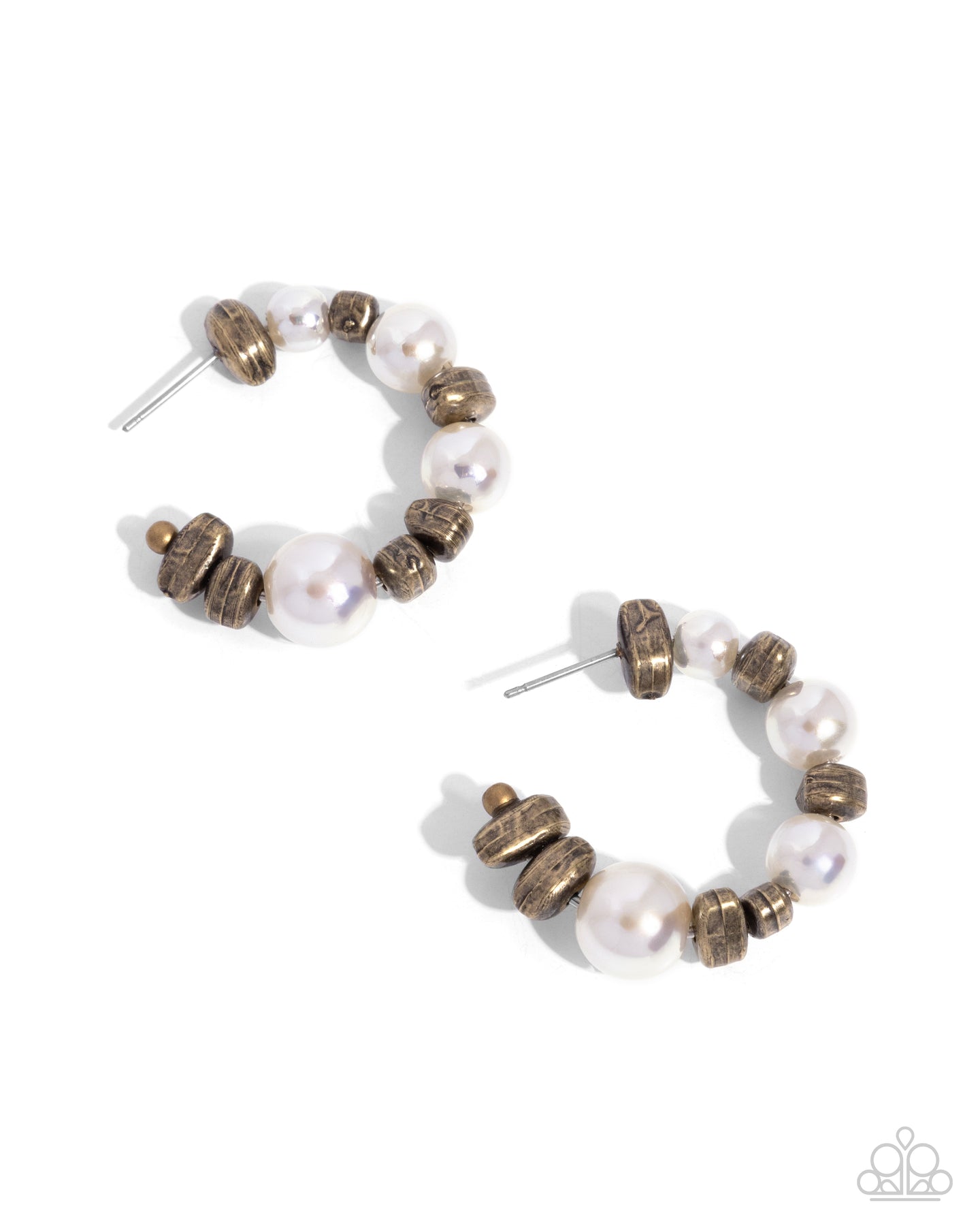 Playful Pearls - Brass Paparazzi Accessories