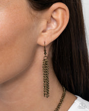 Load image into Gallery viewer, Edgy Eagle - Brass Paparazzi Accessories
