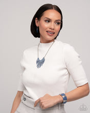 Load image into Gallery viewer, Colored Cameo - Blue Paparazzi Accessories
