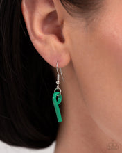 Load image into Gallery viewer, Fashionable Fringe - Green Paparazzi Accessories
