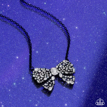 Load image into Gallery viewer, Bewitching Bow - Black Paparazzi Accessories
