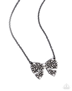 Bewitching Bow - Black Paparazzi Accessories
