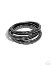 Load image into Gallery viewer, Charismatic Coils - Black Paparazzi Accessories

