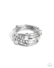 Load image into Gallery viewer, Showtime Sparkle - White Paparazzi Accessories
