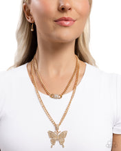 Load image into Gallery viewer, Aerial Arrangement - Gold  Paparazzi Accessories
