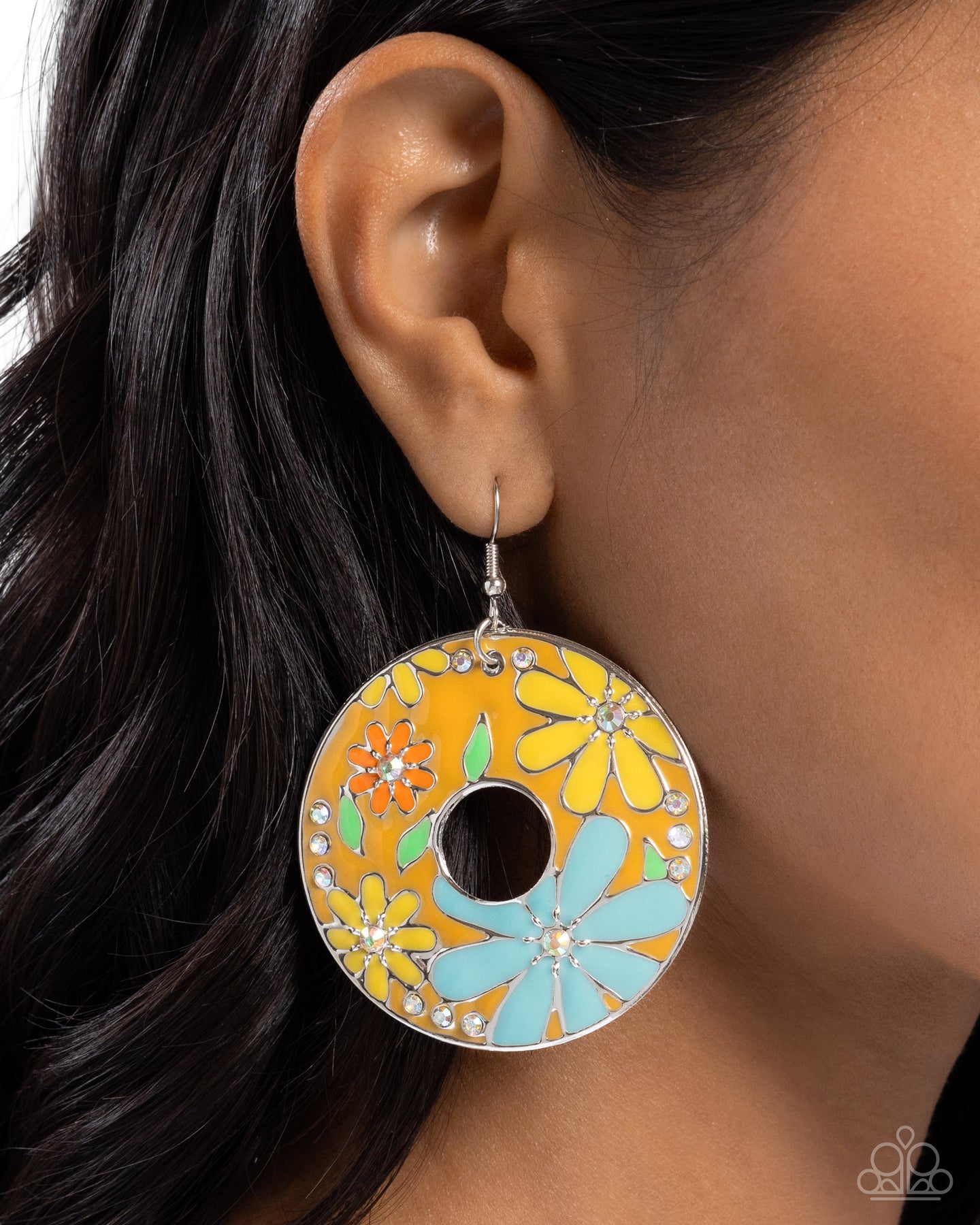 Embroidered Elegance - Yellow Paparazzi accessories