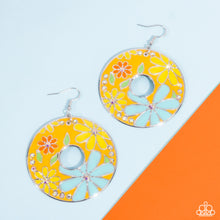 Load image into Gallery viewer, Embroidered Elegance - Yellow Paparazzi accessories
