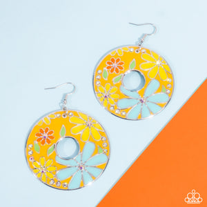 Embroidered Elegance - Yellow Paparazzi accessories