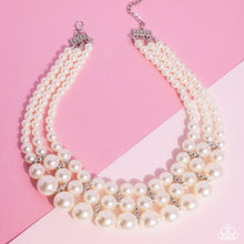 Load image into Gallery viewer, Glossy Gala - White Paparazzi Accessories
