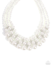 Load image into Gallery viewer, Glossy Gala - White Paparazzi Accessories
