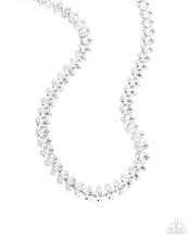 Load image into Gallery viewer, Glittery Genre - White Paparazzi Accessories
