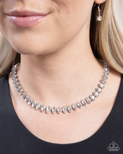 Load image into Gallery viewer, Glittery Genre - White Paparazzi Accessories
