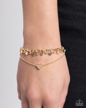 Load image into Gallery viewer, Endearing Ending - Gold Paparazzi Accessories
