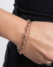 Load image into Gallery viewer, Chained Celebration - Rose Gold  Paparazzi Accessories
