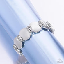 Load image into Gallery viewer, Shimmery Sneak Peek - White Paparazzi Accessories

