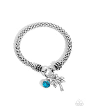 Load image into Gallery viewer, Palm Beach Bling - Blue Paparazzi Accessories
