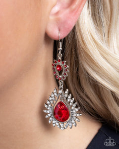 Teardrop Traveler - Red Paparazzi Accessories
