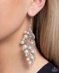 Flourishing Fancy - White Paparazzi Accessories