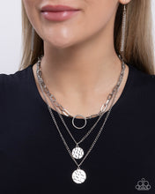 Load image into Gallery viewer, Hammered Halo - Silver Paparazzi Accessories
