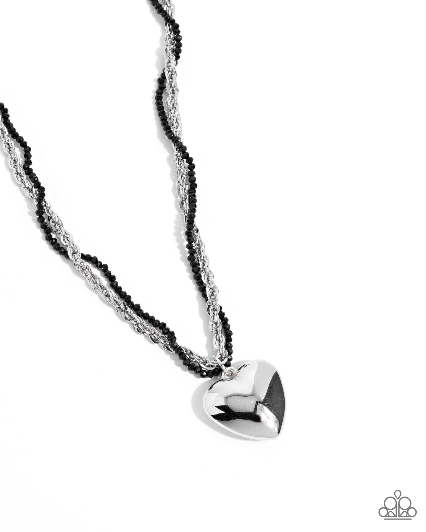 Falling Slowly - Black Paparazzi Accessories