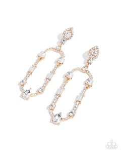 Hard to Forget - Gold Paparazzi Accessories
