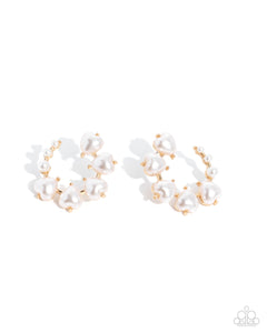 Castle Courting - Gold Paparazzi Accessories