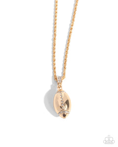 Football Future - Gold Paparazzi Accessories