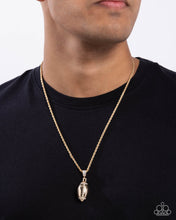Load image into Gallery viewer, Football Future - Gold Paparazzi Accessories
