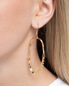Forever Fringe - Gold Paparazzi Accessories