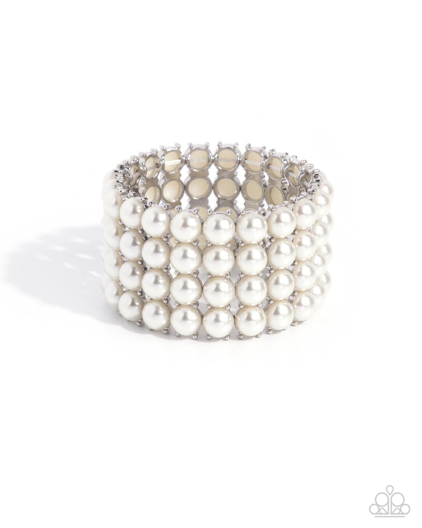 Ombré Overture - White Paparazzi Accessories