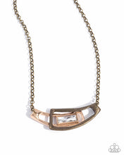 Load image into Gallery viewer, Interlocked Improv - Brass Paparazzi Accessories
