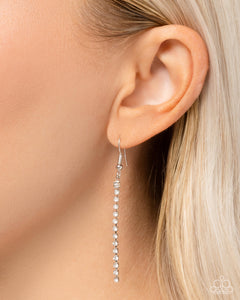 Straighten Up - White Paparazzi Accessories
